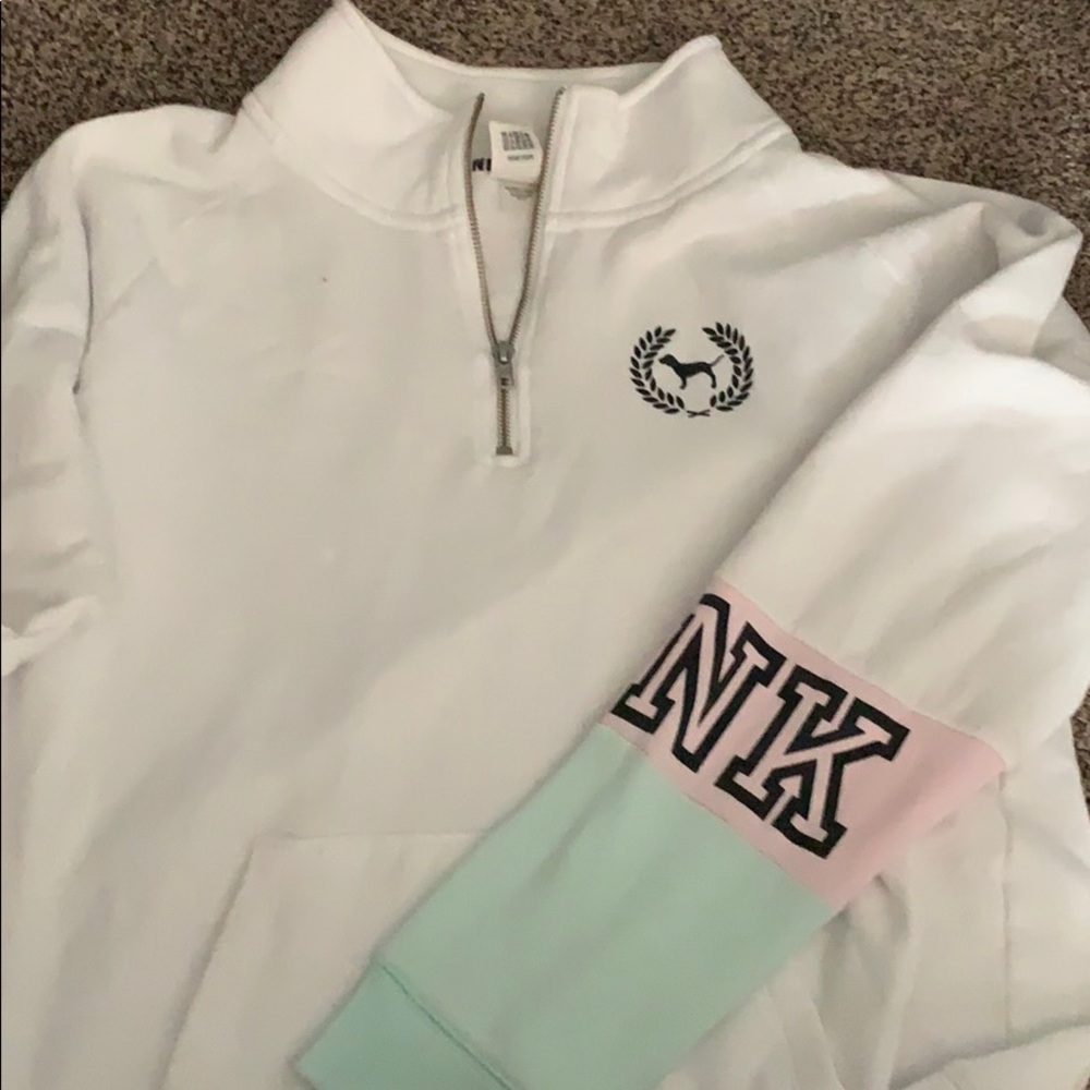 pink sweatshirt